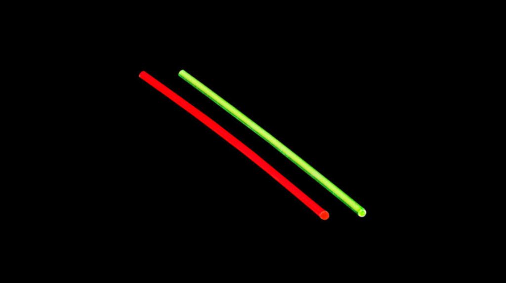 Fibre Optic Sight Replacement 30 cm | Green & Red | 1 mm & 0.79 mm